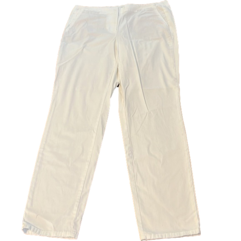 J Jill white chinos pants